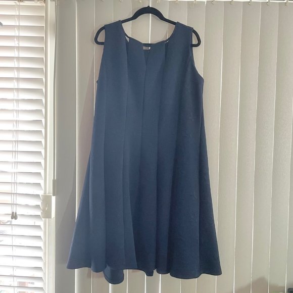 Ryan Mitchell plus size dress Size 2X Navy Blue Women's - Picture 1 of 6